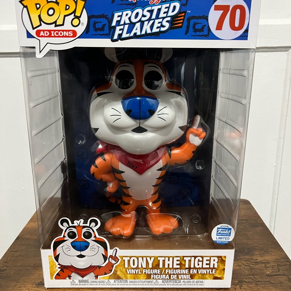 Funko Pop! Frosted Flakes Tony the Tiger Figure - Orange and White